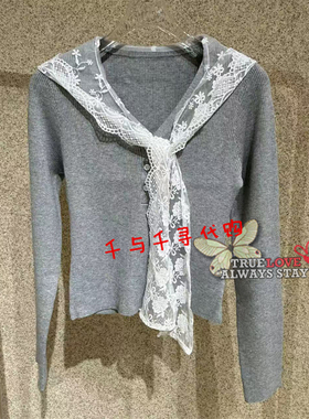 现货~Anyspoor 国内代购正品时尚2026秋新款86C505长袖针织衫990