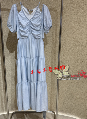现货~Anyspoor 国内代购正品时尚2026夏新款86B732圆领连衣裙990