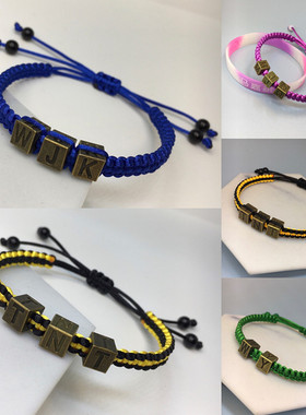 TNT粉丝应援编织字母手绳