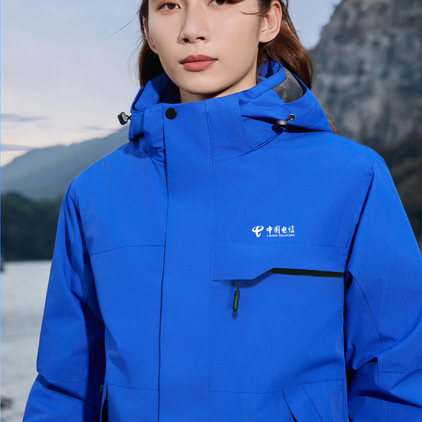 中国电信工作服冲锋衣定制