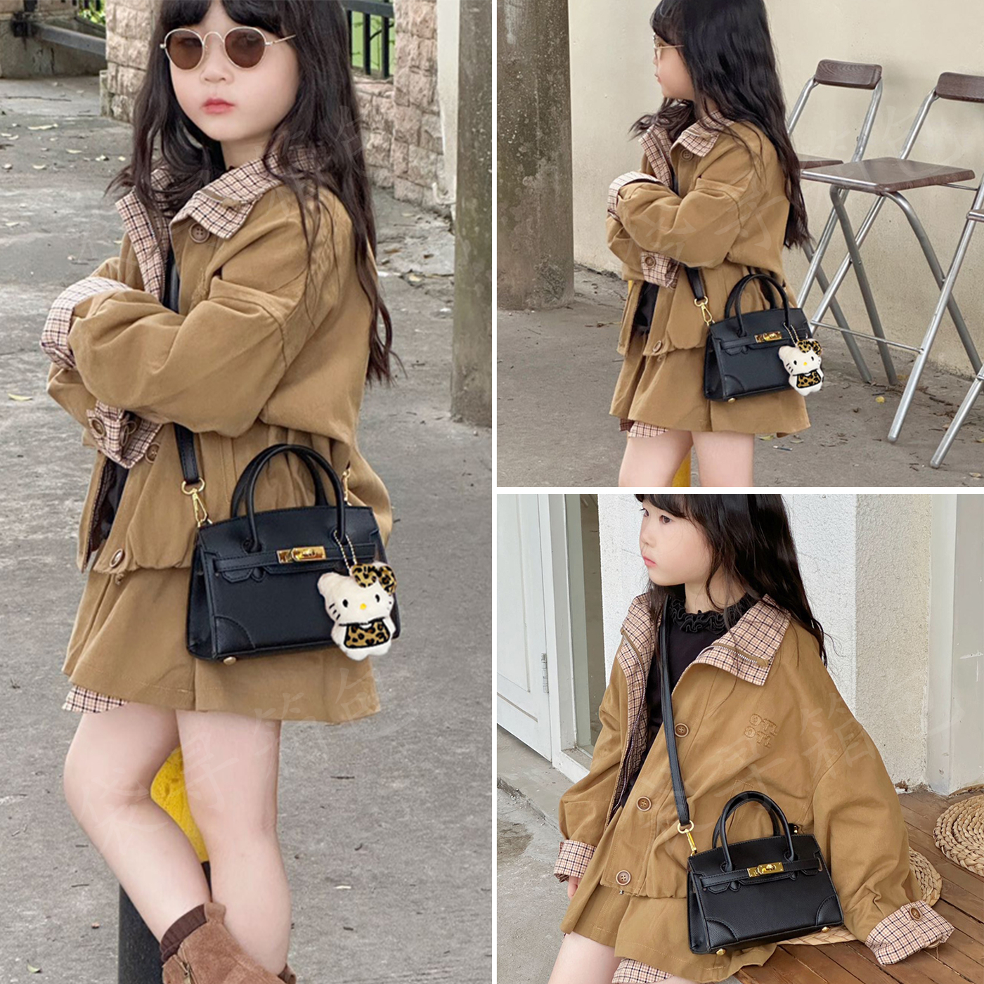 洋气小女孩斜挎包女童手机包儿童