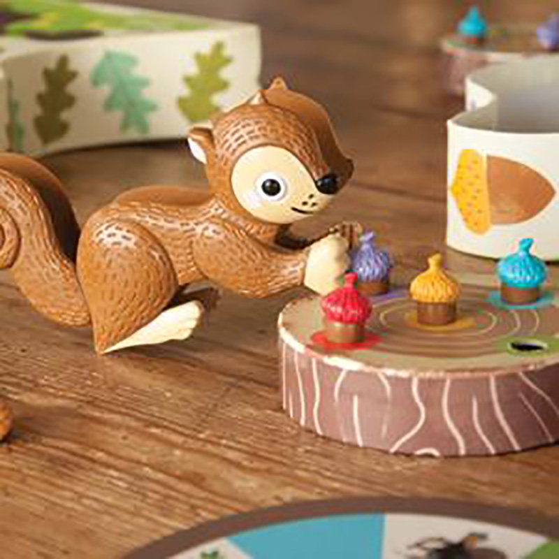 美国learning resources小松鼠桌游儿童注意力早教幼儿园益智玩具