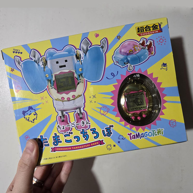 万代电子宠物游戏机变形机器人
