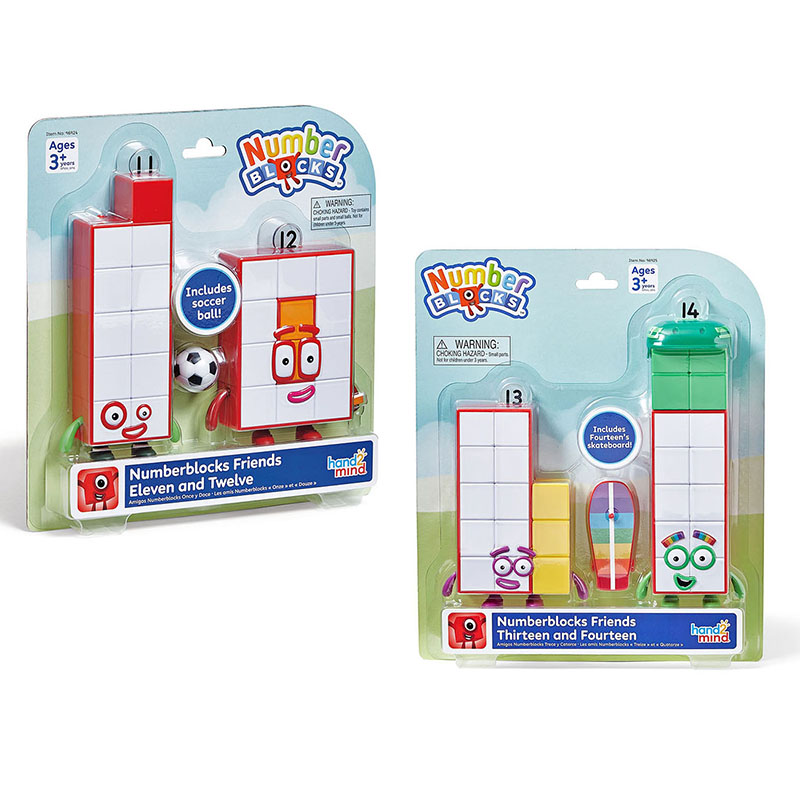 儿童数字积木探索人偶