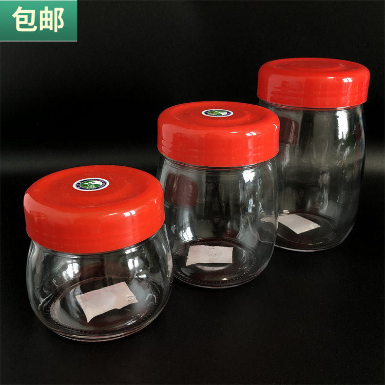 包邮 小号玻璃瓶家用腌泡菜瓶萝卜干储存玻璃罐五谷豆类调料罐子