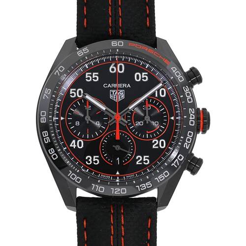 TAG Heuer Carrera卡雷拉计时表x Porsche桔色Racing男士手表