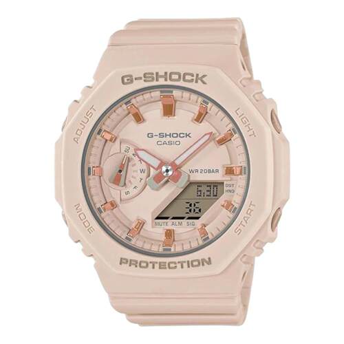 CASIO卡西欧G Shock GMA S2100 4A Womens数字手表米色树脂表带