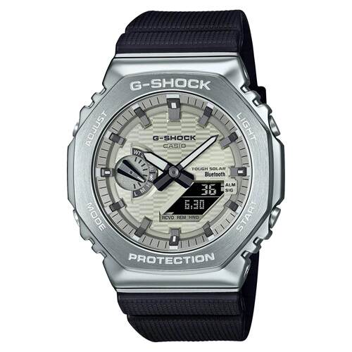 CASIO卡西欧G Shock GBM2100A 8B钢系列灰表盘太阳能