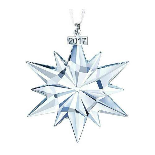 SWAROVSKI施华洛世奇圣诞装饰大号年度版2017透明Crystal5257589
