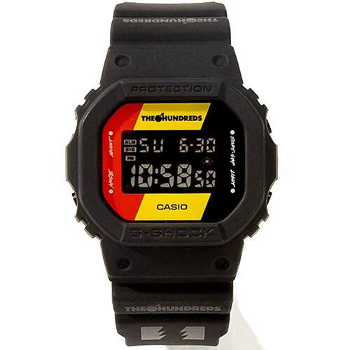 CASIO卡西欧G shock DW5600HDR 1 The Hundreds限量版黑色手表
