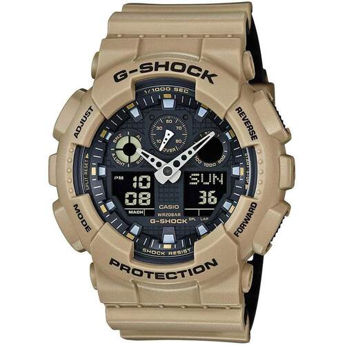 CASIO卡西欧G Shock GA100L 8A男士数字的X大号黑色沙色手表