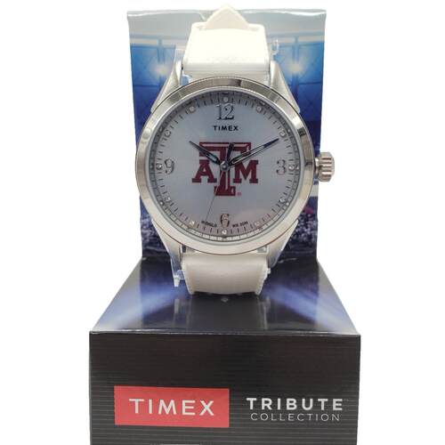 Timex天美时Tribute NCAA Texas AM中性手表TWZUTAMWB