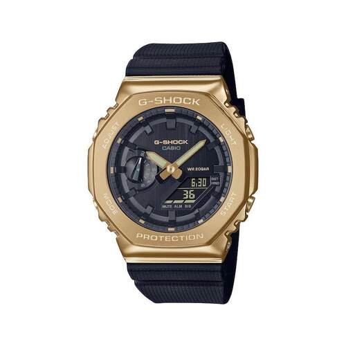 CASIO卡西欧G SHOCK GM2100G 1a9 Ana数字的金色黑色手表