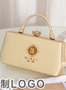 现货金色晚装包夜场搭配制服包dj公主包ktv手提工包女包手拎包邮