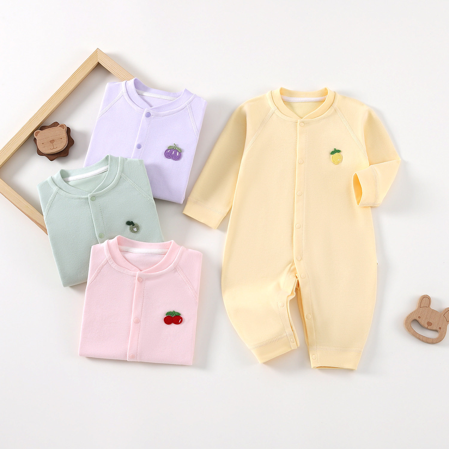 婴儿衣服A类男女宝宝连体衣纯棉连身衣/爬服/哈衣