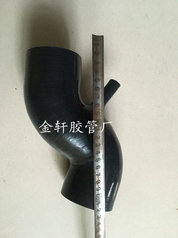耐高低温硅胶进气管 涡轮进气管 内径70mm S型改装进气管