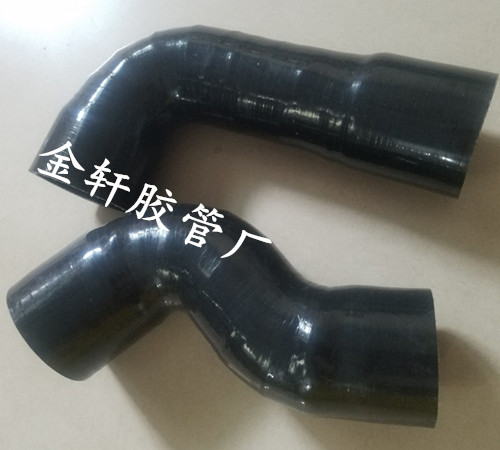 大众高尔夫6r改装中冷管加强改装硅胶中冷管涡轮管UN中冷器连接管