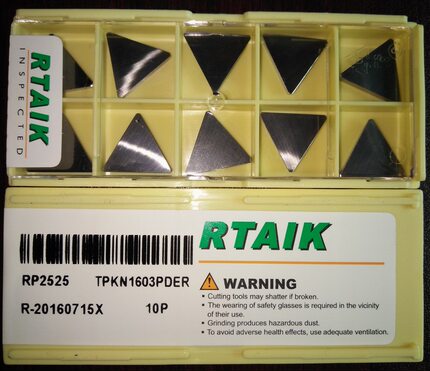 RP2525 TPKN1603PDER TPKN2204PDER 大三角 中三角 精铣刀片