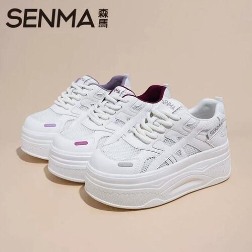 森马厚底透气小白鞋女夏款休闲鞋