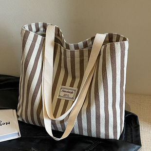 芭比水牛大容量包包女时尚通勤托特包女ins高中生上课学生补习袋