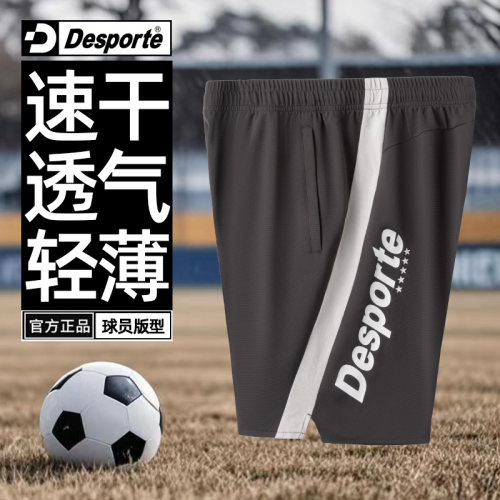Desporte体士彪 精英PRO 有口袋带拉链 速干透气足球训练服短裤男