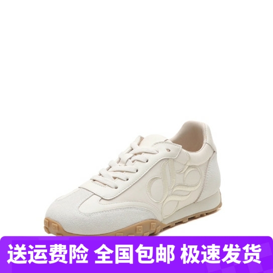 同款春新款女鞋小彩蛋阿甘鞋德训鞋圆头系带平底休闲女单鞋29801