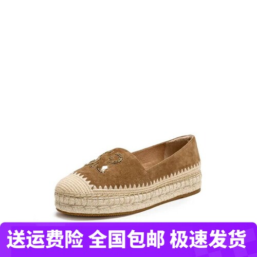 商场同款2026春新款复古草编渔夫鞋厚底一脚蹬懒人鞋女单EDT25AA6