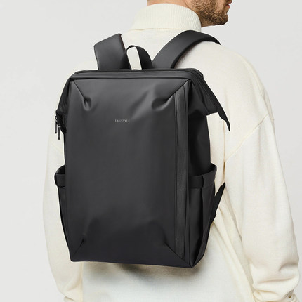 双肩包男生商务背包女通勤旅行大容量书包大学生15寸笔记本电脑包