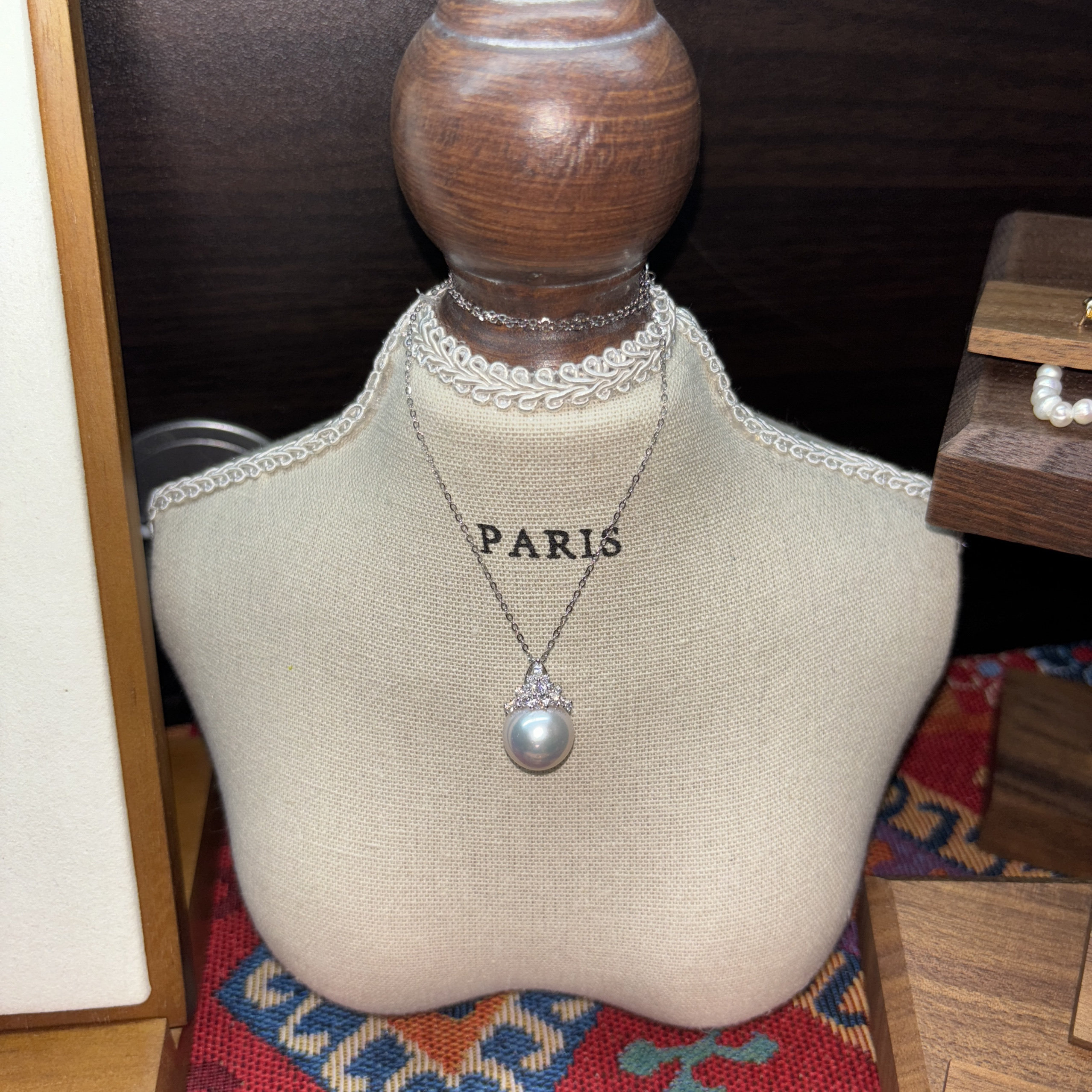 S925纯银12-13mm曼塔冰雪皇后吊坠女百搭秋冬轻奢小众高级感吊坠