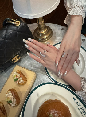 Poetictwinkle 原创设计新款s925银水滴钻经典气质日常开口戒指女