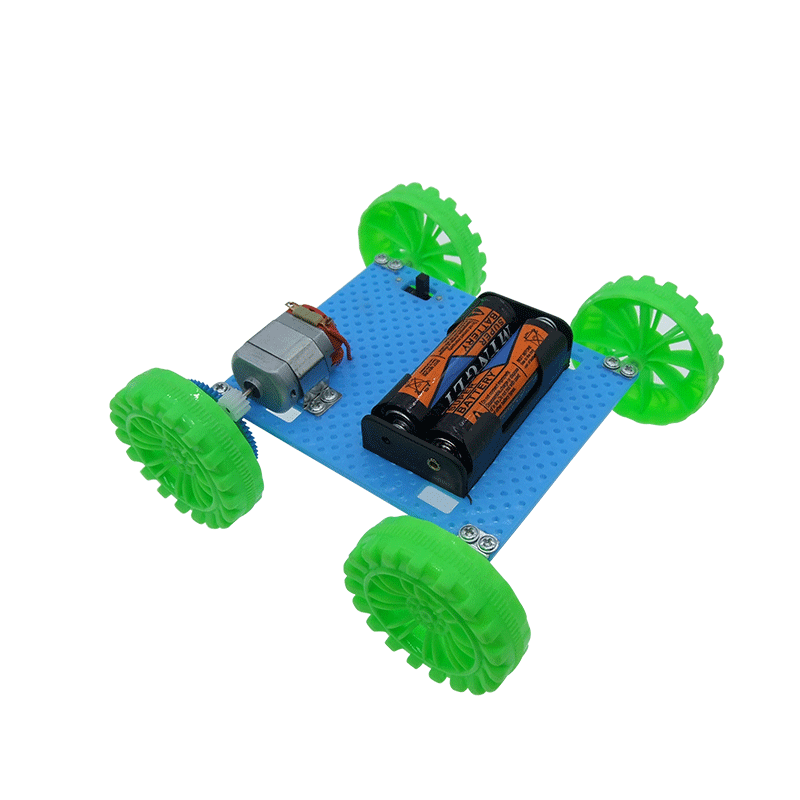 俩驱竞赛车科学实验diy汽车模型