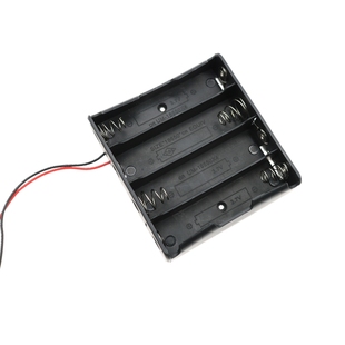 電機(jī)電源倉(cāng) 四節(jié)18650電池盒14.8V串聯(lián)鋰電池 帶粗線(xiàn)水泵氣泵電源