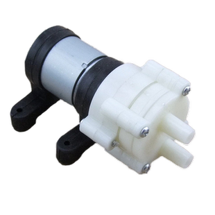 12V隔膜泵抽水机微型水泵家用茶具鱼缸配件385水泵自吸泵模型制作