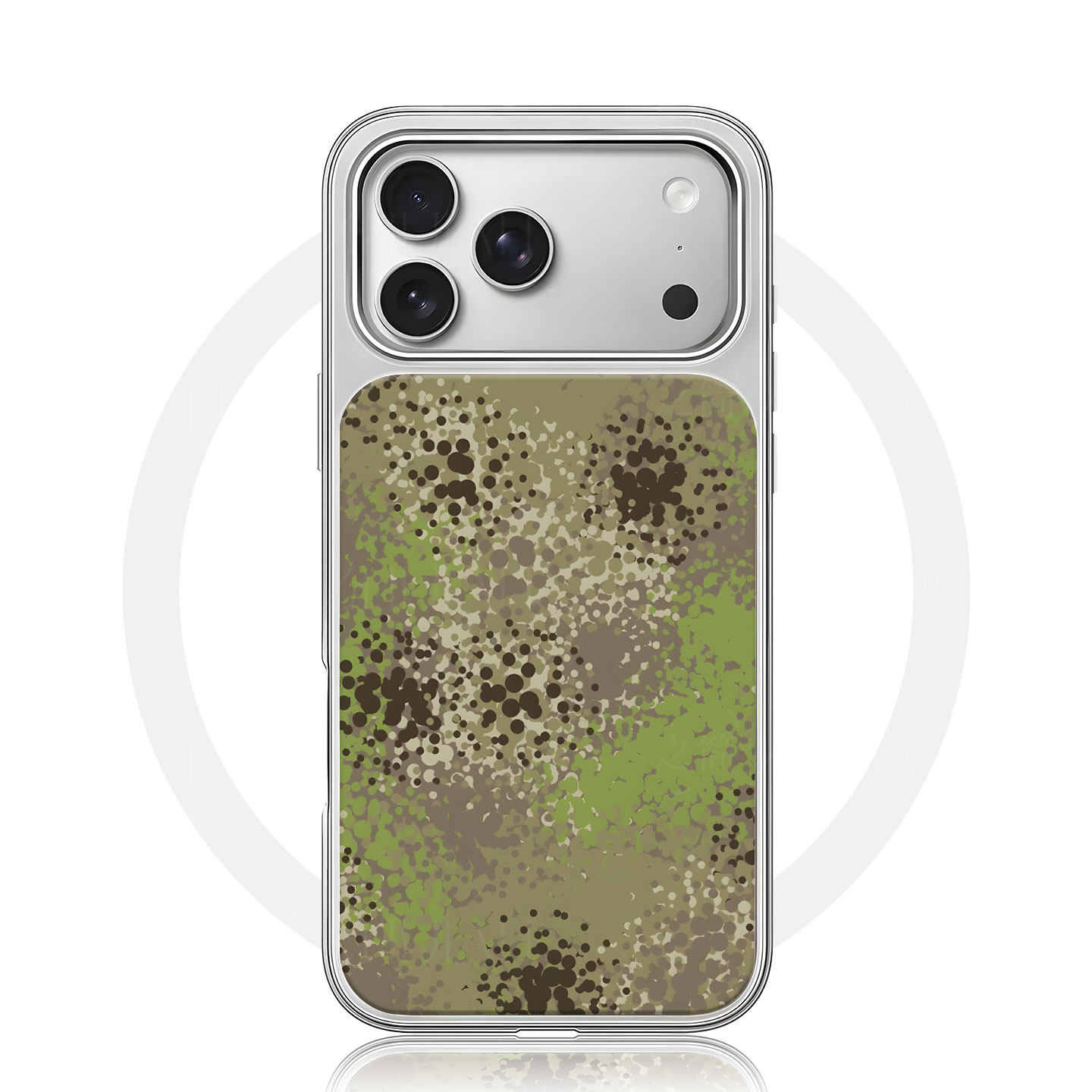 迷彩斑点大孔电镀黑框磨砂磁吸碳纤纹手机壳适用苹果iphone17promax华为12/13/14P70ULTRA15/16PLUS