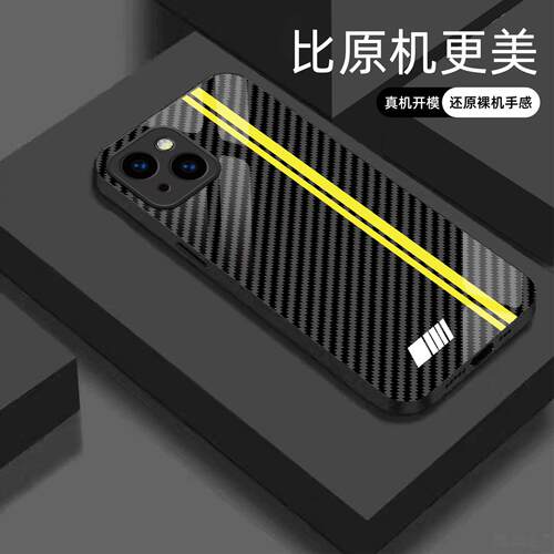 适用【苹果IPHONE13】宝马Mpower液态玻璃亮面手机壳RS电镀全包镜头冰感轻奢高档软边抗摔耐脏保护套