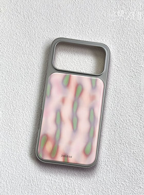 之简ZHIJIAN《细胞纹理》电镀黑框磨砂磁吸手机壳适用苹果iphone17promax华为P70ULTRAP70PRO碳纤维