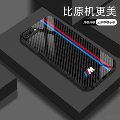 适用【苹果IPHONE7plus】宝马Mpower液态玻璃亮面手机壳RS电镀全包镜头冰感轻奢高档软边抗摔耐脏保护套