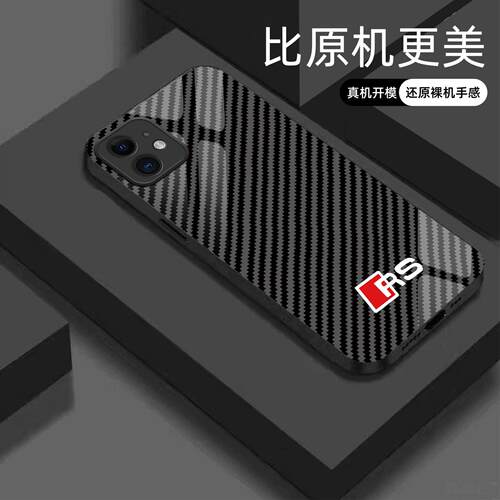适用【苹果IPHONE12】宝马Mpower液态玻璃亮面手机壳RS电镀全包镜头冰感轻奢高档软边抗摔耐脏保护套