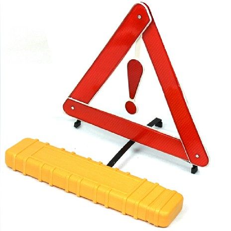 汽车三角架 带反光汽车三角牌 停车安全故障三角架警示牌三角架