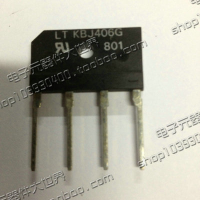 整流桥堆 KBJ406G 扁桥 4A 600V