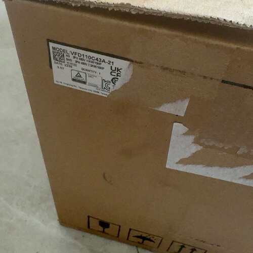 议价全新台达变频器VFD110C43A-21盒码一致