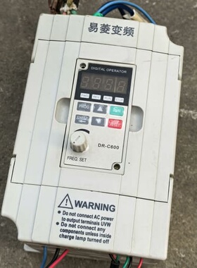 议价1.5KW220V易菱变频器DR-C600-1D5-2G闲置