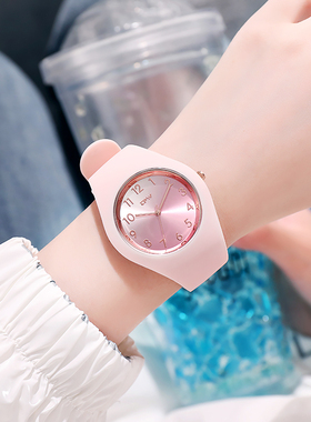TPW防水新时尚轻薄硅胶亲肤表带INS简约森系白领品牌男女款手表