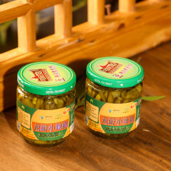 铜鸟 爽口酱菜腌制辣椒 酸辣下饭菜 浙江龙游特产龙游小辣椒190g