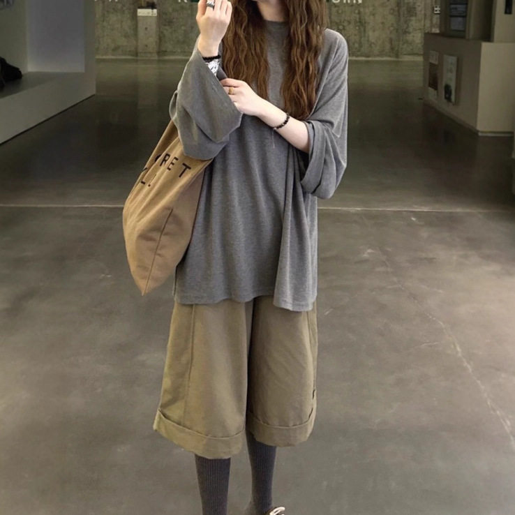 超火早秋穿搭新款套装女2025休闲运动套装