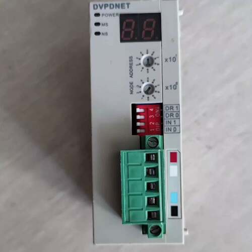 可议价PLC扩展模块DVPDNET-SL成色实物图，功能正常