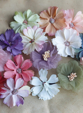 小花百搭古风汉服发夹