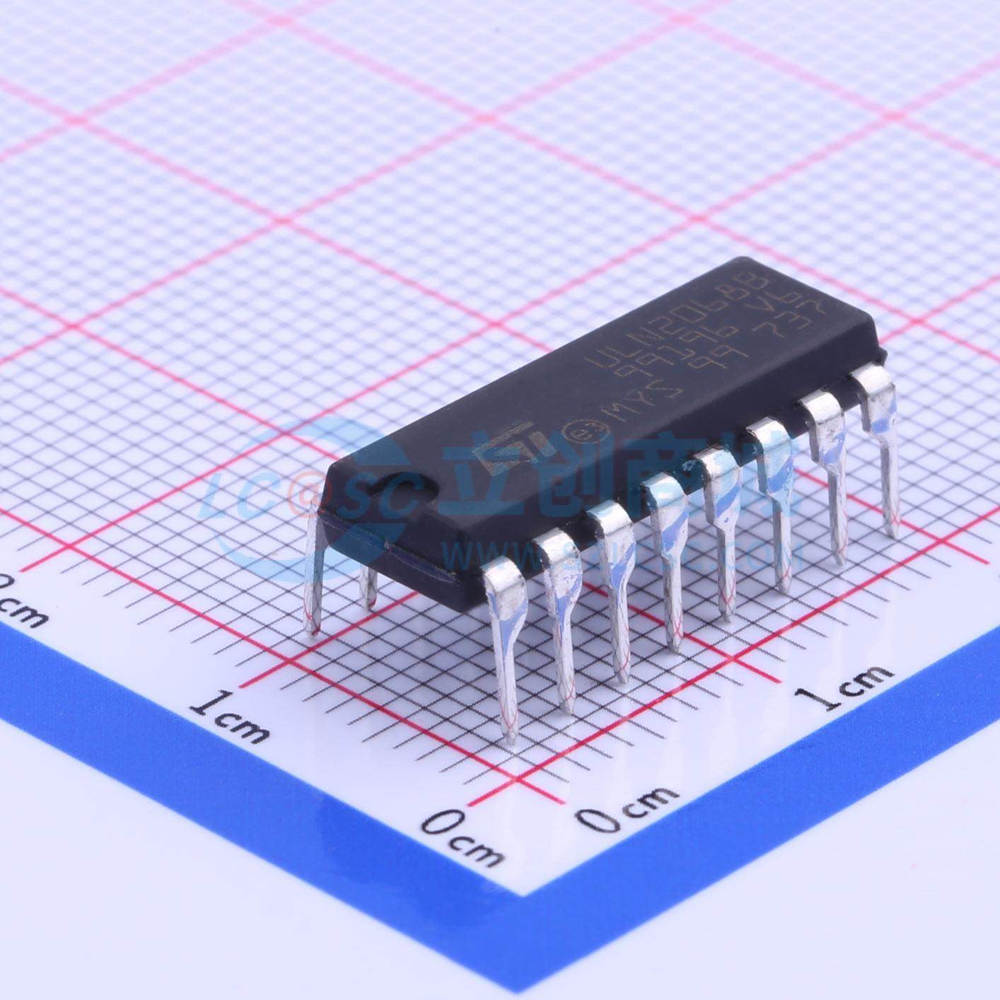 达林顿晶体管阵列 ULN2068B PowerDIP-16 四路 1.75A ST(意法半导