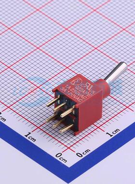 钮子开关 2AD1T1A2M2QES 插件 23.55mm 原装正品 电子元器件配单