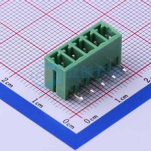 插拔式接线端子 KF2EDGR-3.5-5P 弯插,P=3.5mm 板端/插座-闭口 1x